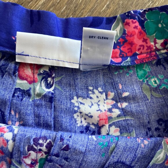 Vintage Point of View Collection Size 10 Pleated Midi Skirt - Picture 6 of 9